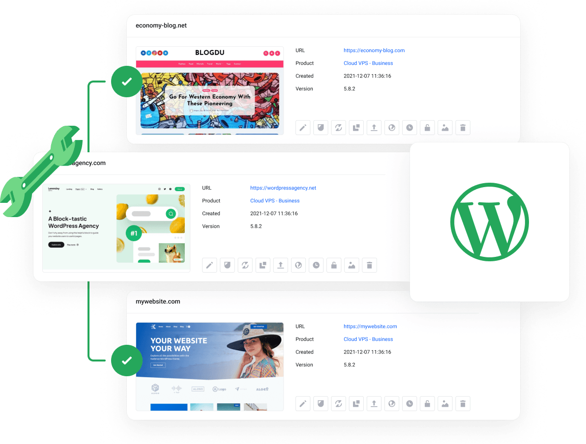 Alojamento WordPress - REGISTAR Cabo Verde - All-in-one WordPress dashboard